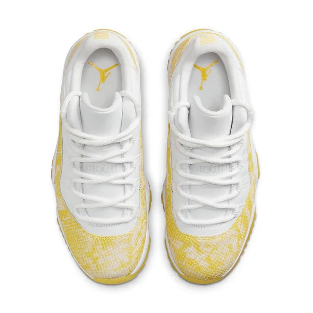 Air Jordan 11 Women's Retro Low 'Yellow Snakeskin'