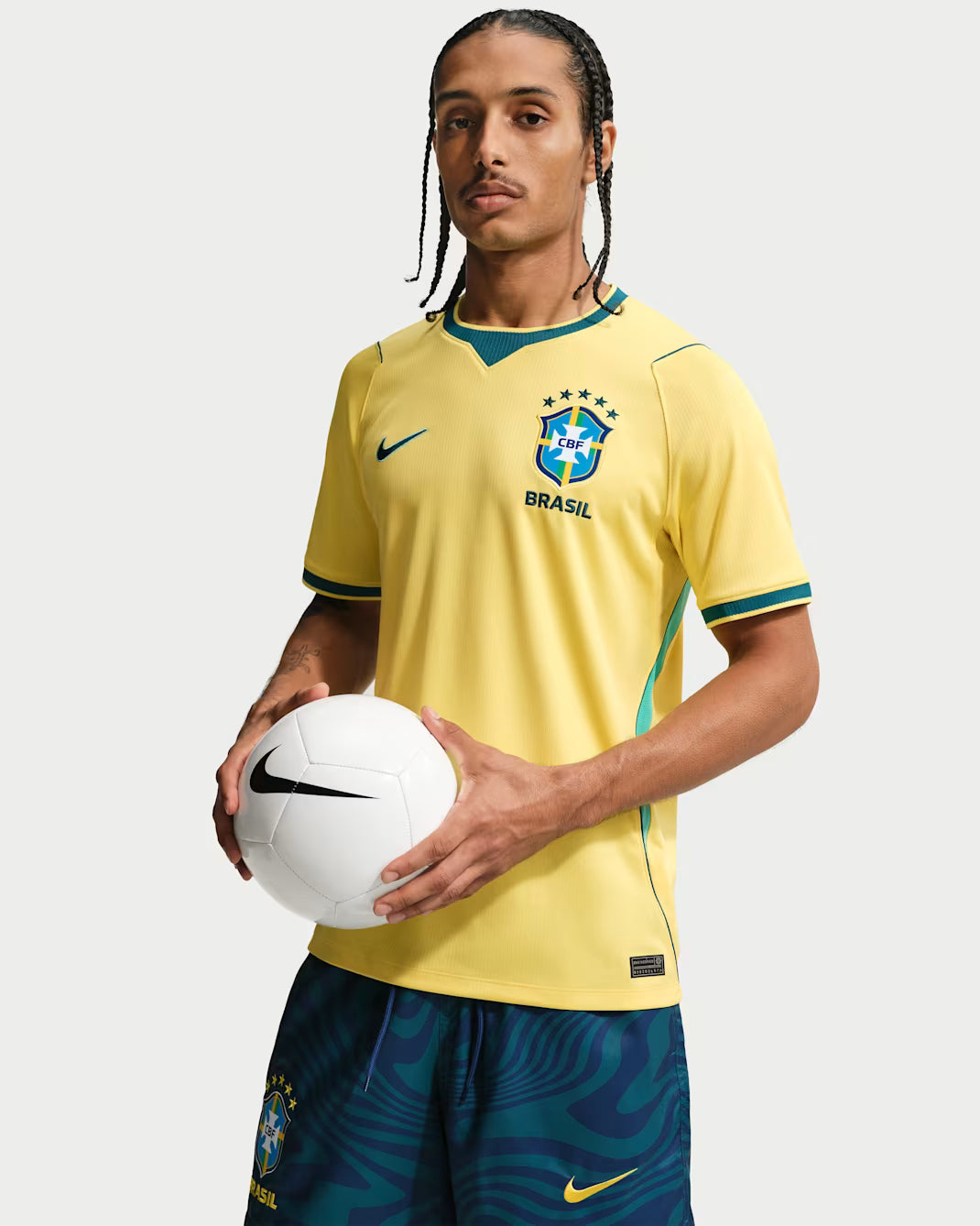 Nike Brazil Men's 2026 Home Dri-FIT Football Shirt