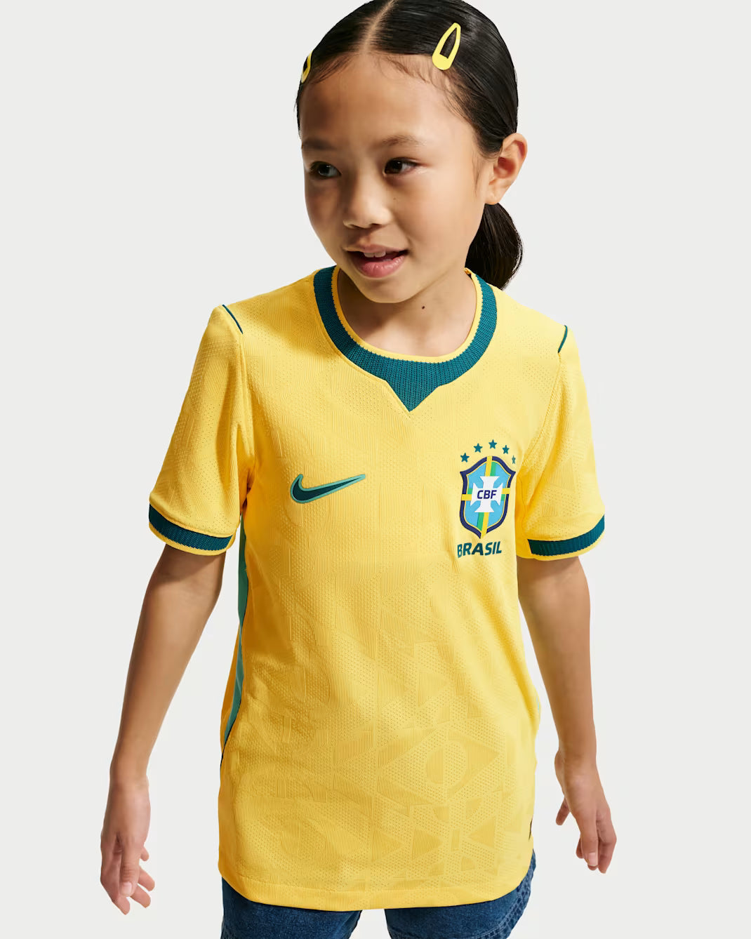 Nike Brazil Older Kids' 2026 Home Dri-FIT Football Shirt