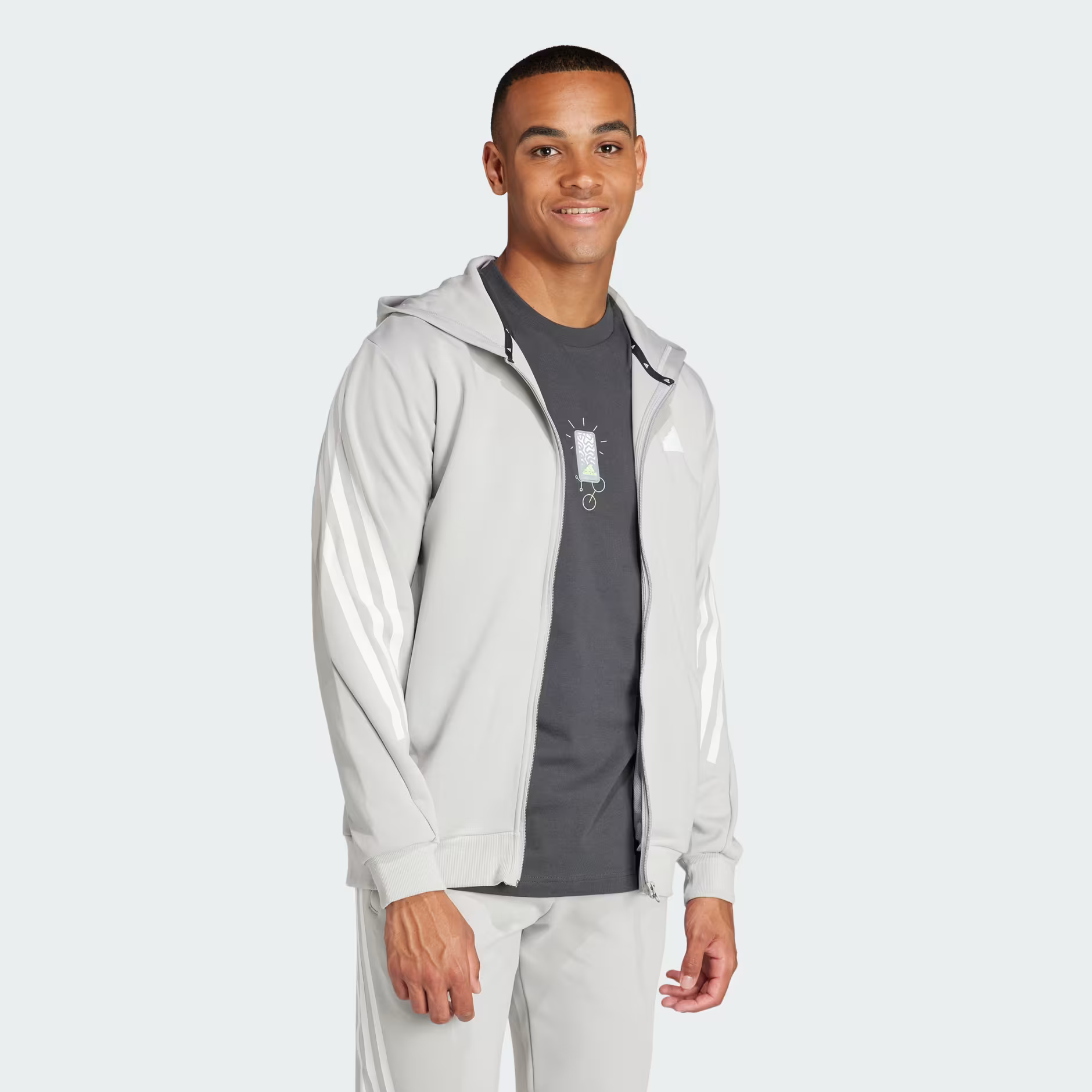 Adidas Future Icons 3-Stripes Full Zip Hoodie
