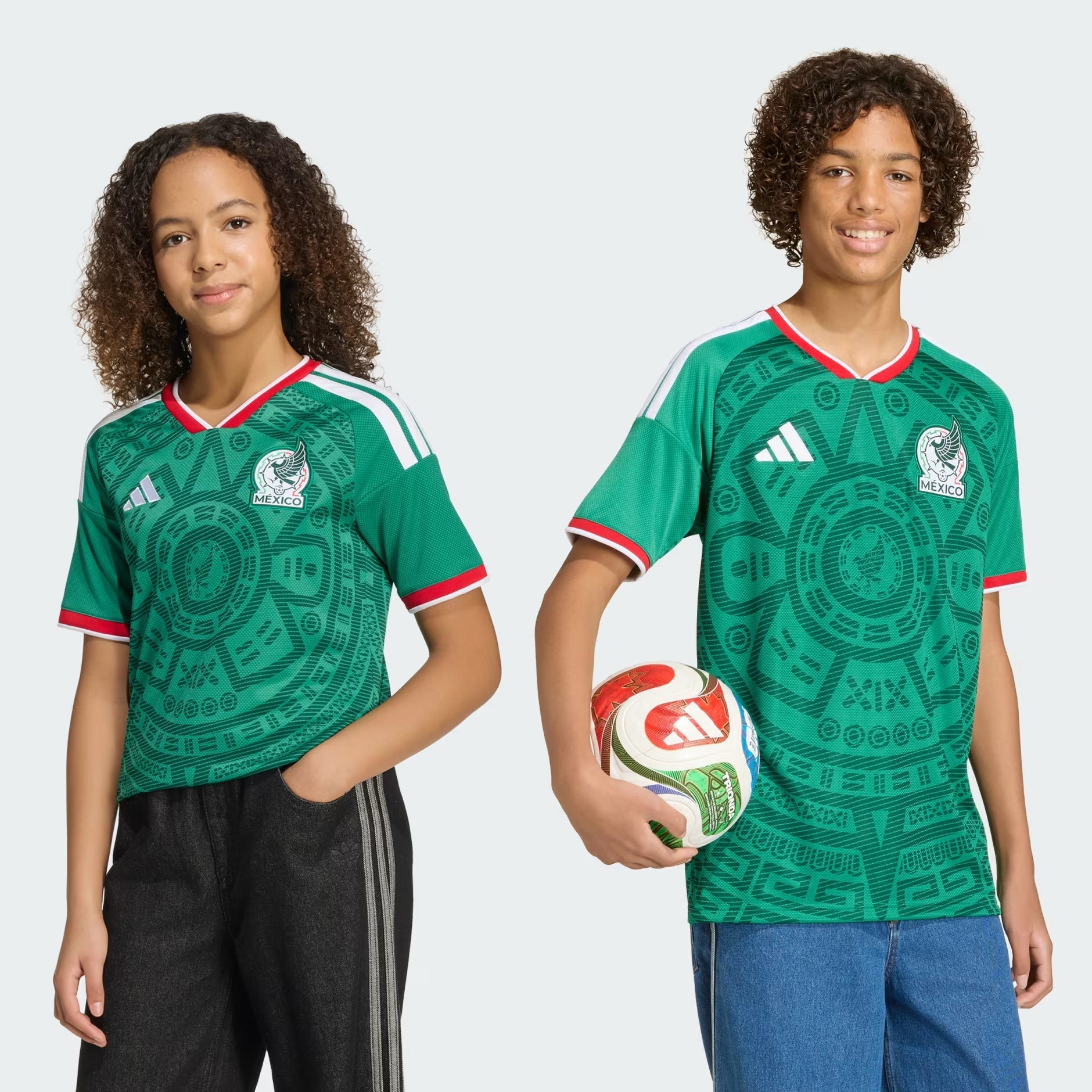 Adidas Mexico 26 Older Kids' Home Jersey