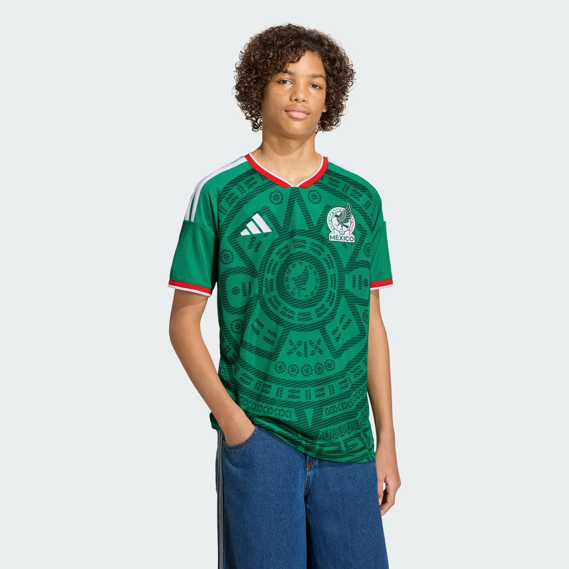 Adidas Mexico 26 Older Kids' Home Jersey