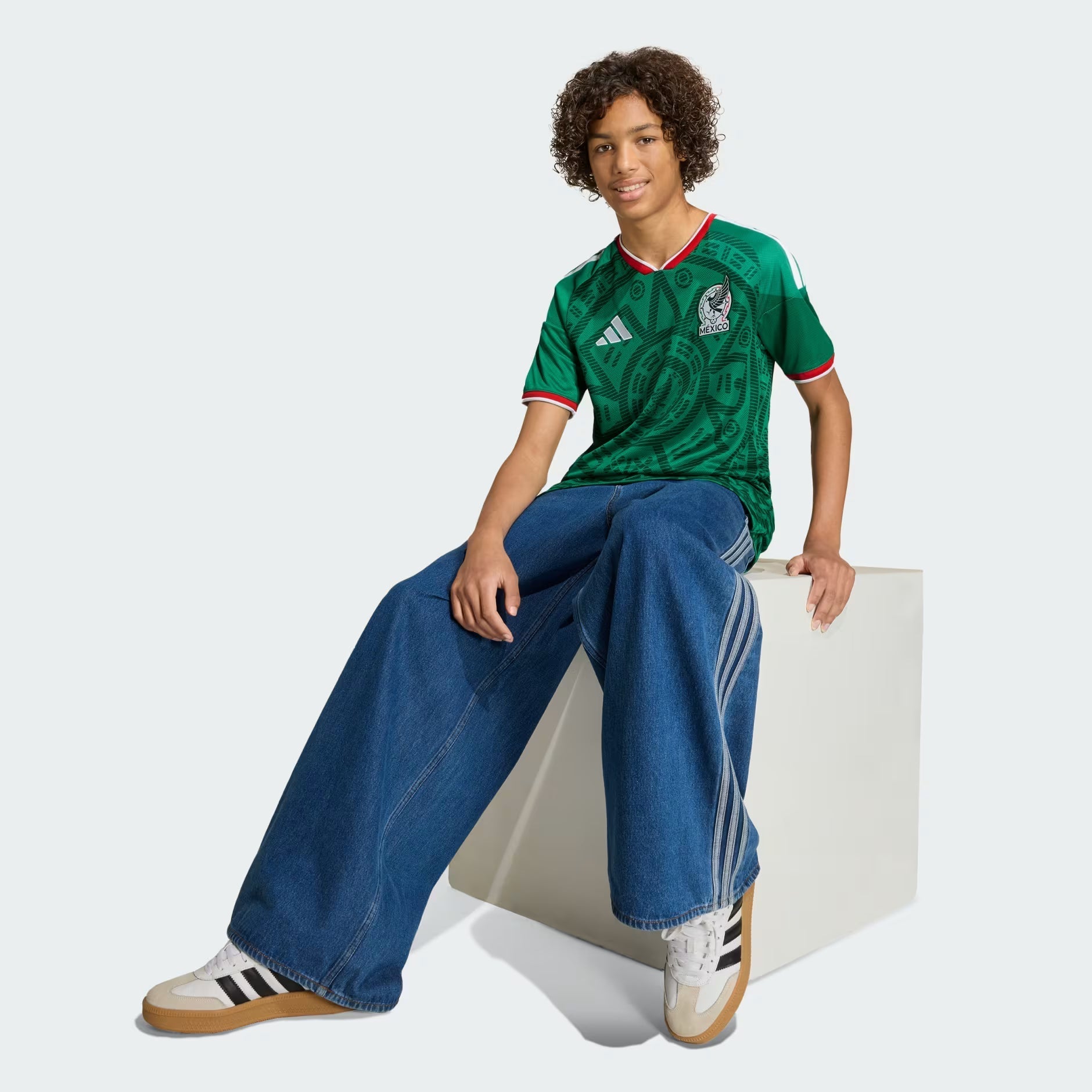 Adidas Mexico 26 Older Kids' Home Jersey