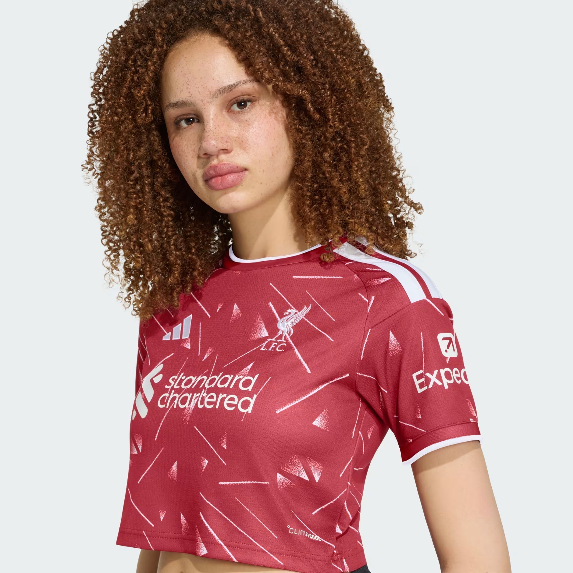 Adidas Liverpool FC 26/27 Women's Home Cropped Jersey