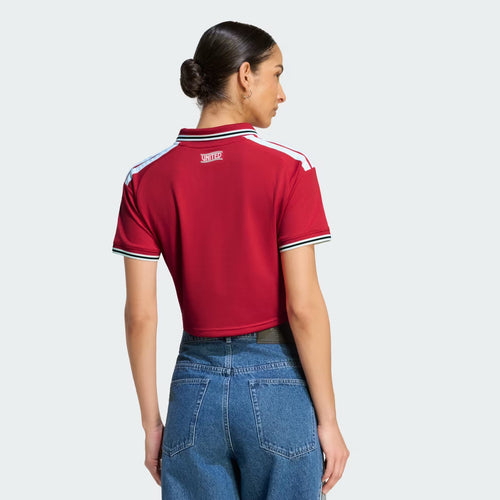 Adidas Manchester United 26/27 Women's Home Cropped Jersey