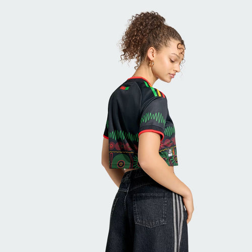 Adidas Jamaica 26 x Bob Marley Women's Away Cropped Jersey