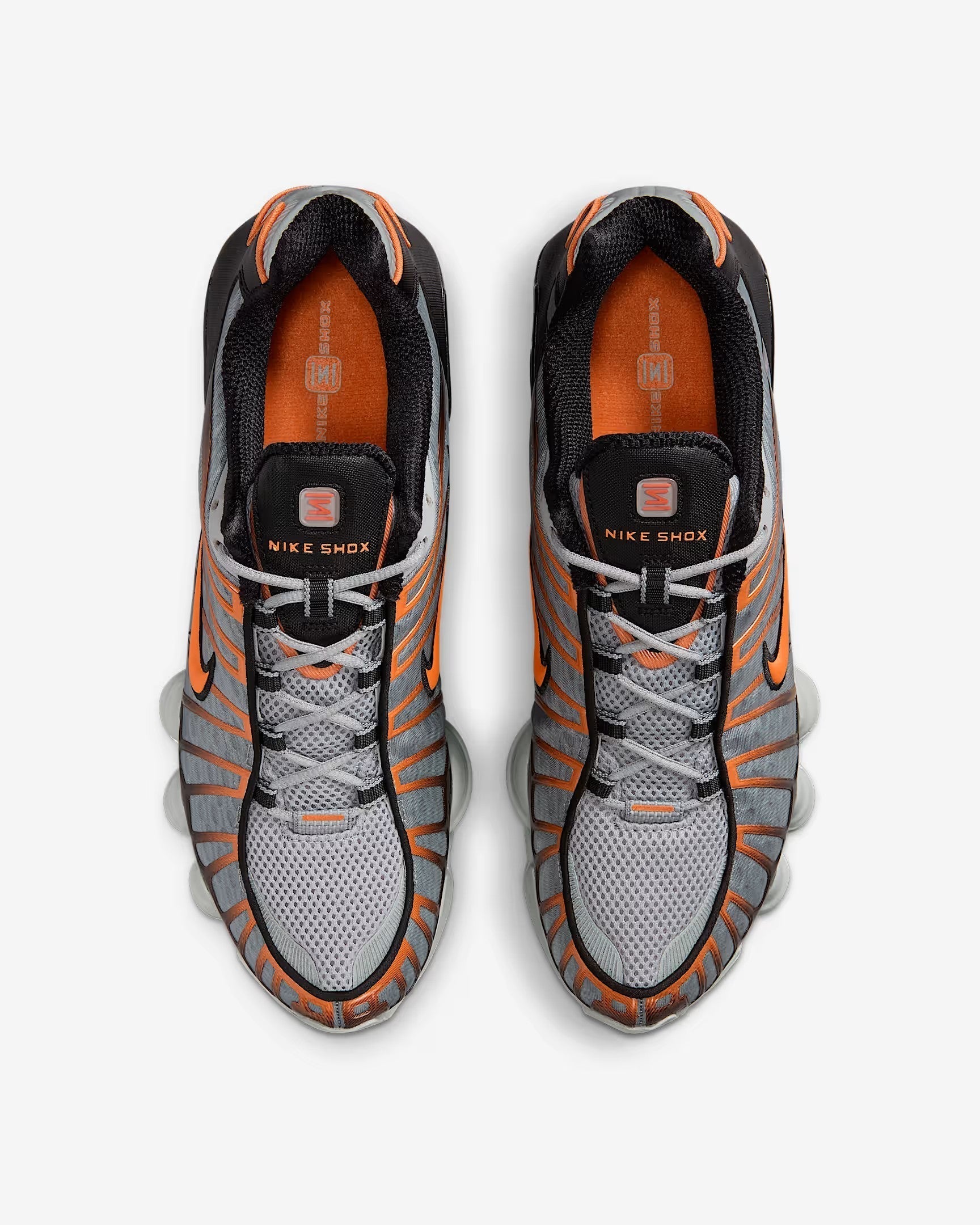 Nike Shox TL 'Light Smoke Grey Black Bright Mandarin'